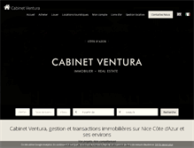 Tablet Screenshot of cabinetventura.com